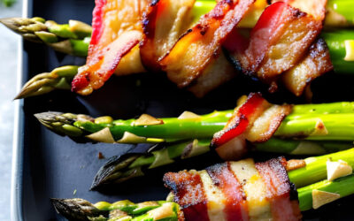 Keto Bacon Wrapped Asparagus