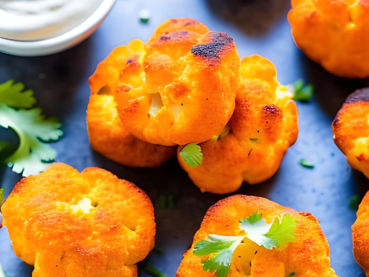 Keto Buffalo Cauliflower Bites