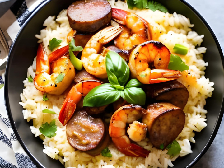 Keto Cajun Shrimp and Sausage