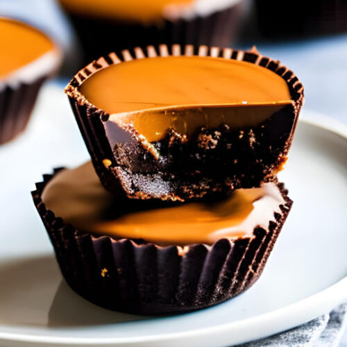 Keto Chocolate Peanut Butter Cup Fat Bombs
