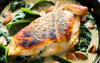 Keto Creamy Chicken and Spinach