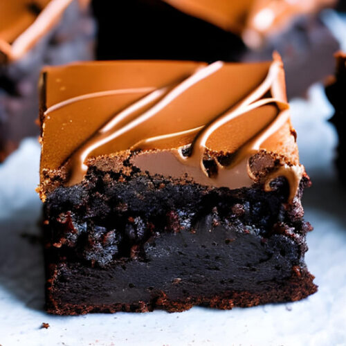 Keto Dark Chocolate Fudge Brownies