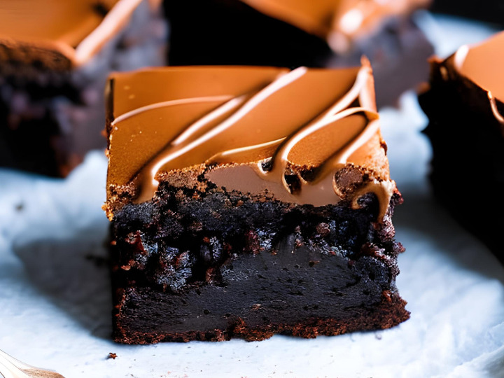 Keto Dark Chocolate Fudge Brownies