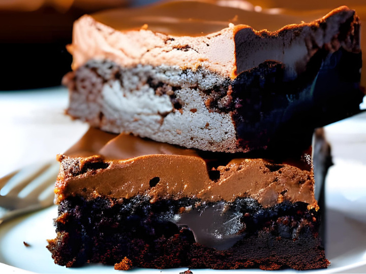 Keto Fudge Brownies with Dark Chocolate