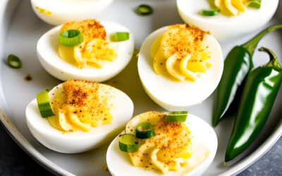 Keto Jalapeno Deviled Eggs