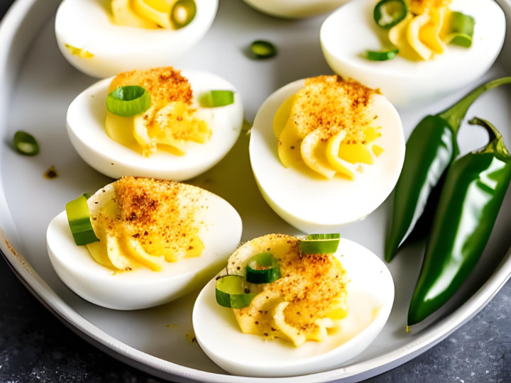 Keto Jalapeno Deviled Eggs