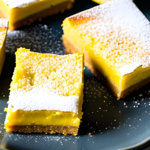 Keto Lemon Bars with Coconut Flour