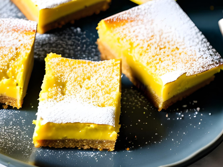 Keto Lemon Bars with Coconut Flour