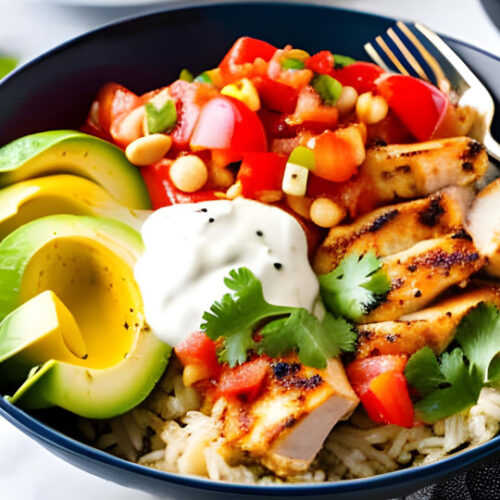 Keto Mexican Chicken Bowl