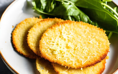 Keto Parmesan Crisps in Air Fryer