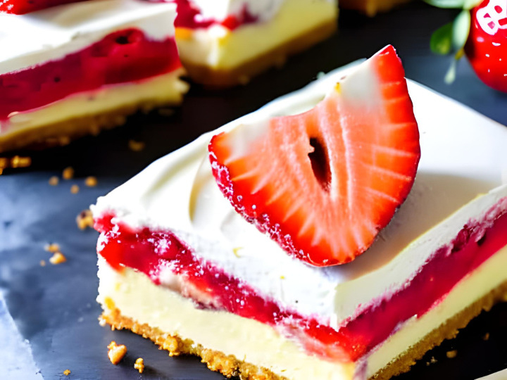 Keto Strawberry Cream Cheese Bars