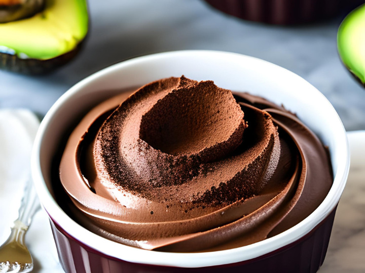 Low Carb Chocolate Avocado Mousse