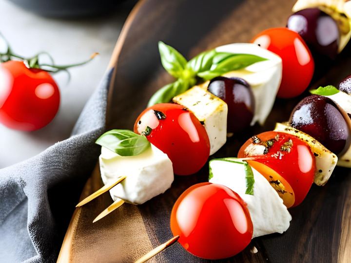Low Carb Grilled Antipasto Skewers
