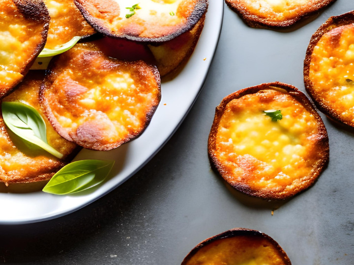 Low Carb Pepperoni Chips with Mozzarella Cheese