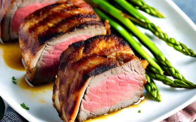 Cream Cheese Stuffed Steak Wrapped in Bacon