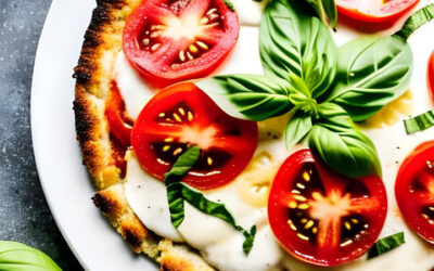 Cauliflower Crust Margherita Pizza