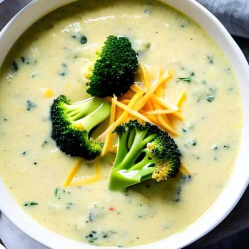 keto broccoli cheese soup without heavy cream