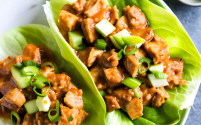 Keto Buffalo Chicken Lettuce Wraps