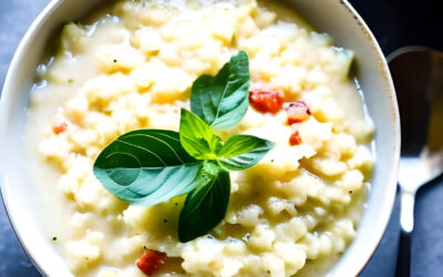 Creamy Cauliflower Rice Porridge
