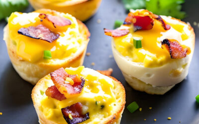 Keto Bacon Egg and Cheese Bites