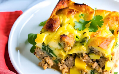 Keto Egg Sausage Casserole