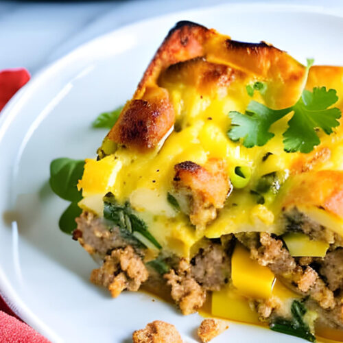 Keto Egg Sausage Casserole