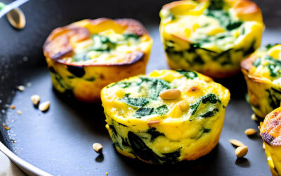 Spinach and Feta Mini Frittatas